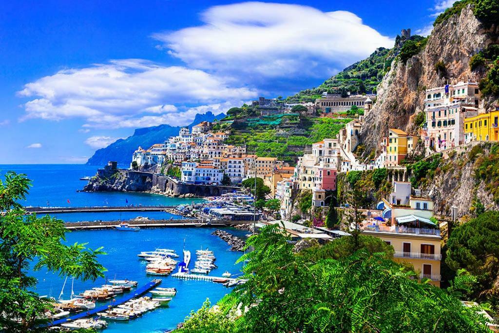 Coastal Cliff, Amalfi Apartment Pianillo Екстериор снимка